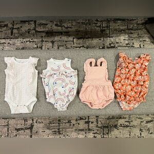 (4) Cat & Jack 0-3 months